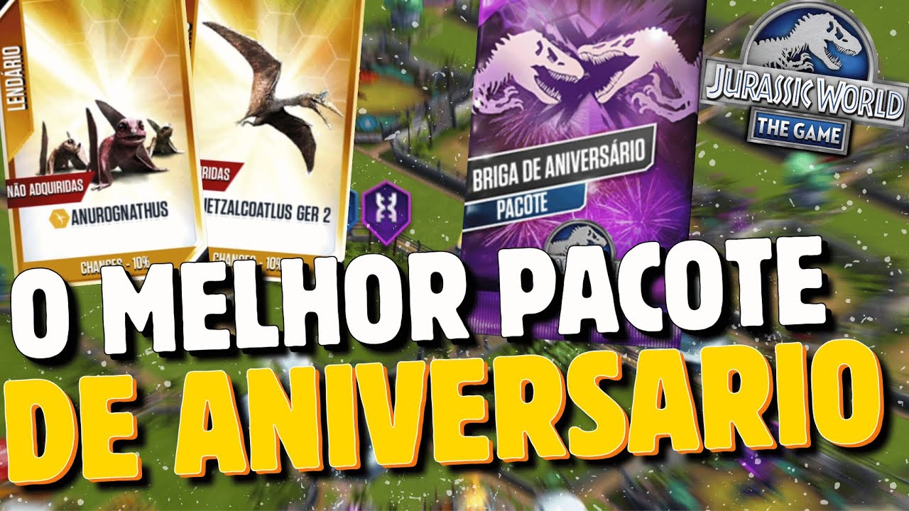 PEGAMOS O PACOTE MAIS CARO E INSANO DO JOGO, SÓ LENDÁRIO FORTE!!! .Jurassic World