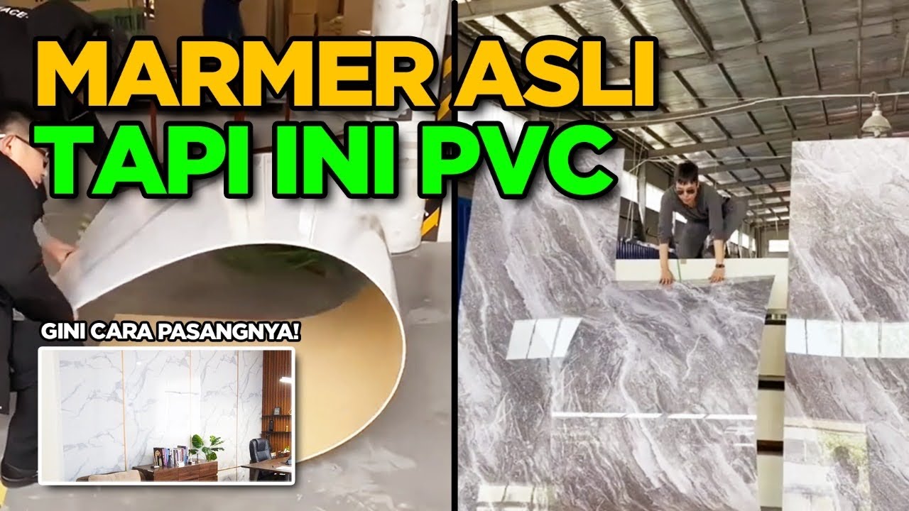 PVC MARMER PALING VIRA!! Begini Cara Pasangnya II COSTA