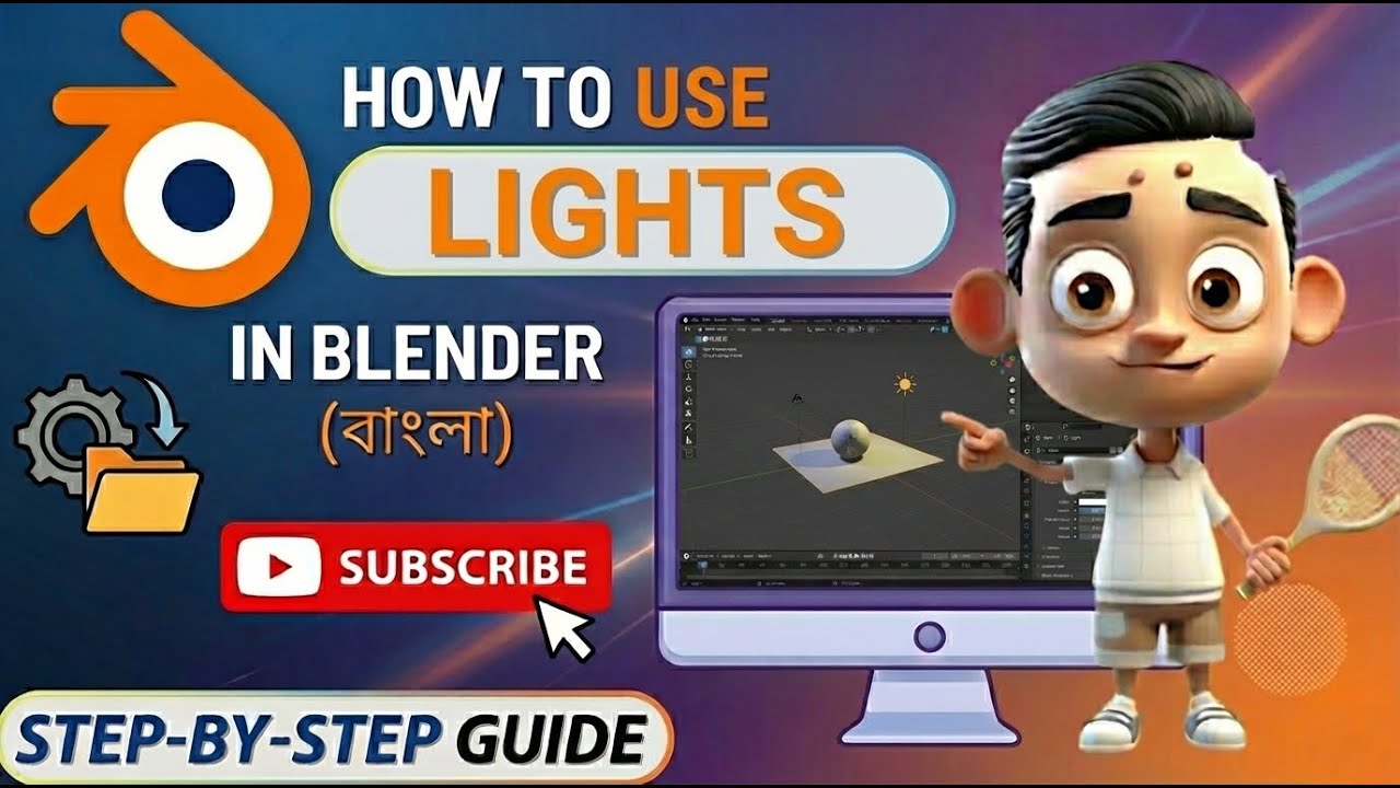 How to Use Lights in Blender for Beginners | Master Basic Lighting in Blender