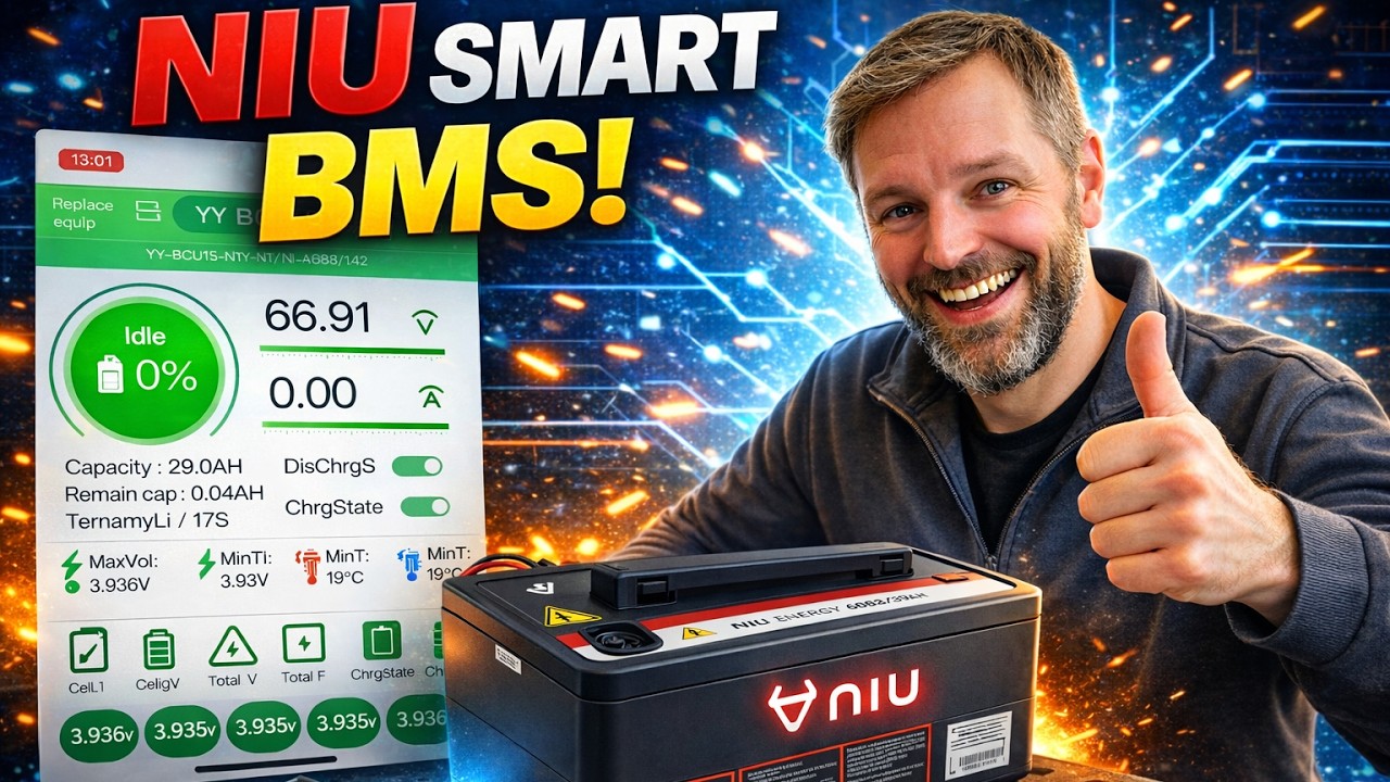 NIU Smart-BMS von AliExpress – Montage, Einstellungen & Funktion