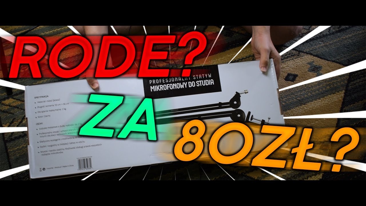 RODE PSA-1 za 80zł😮| Unboxing i test ramienia MOZOS