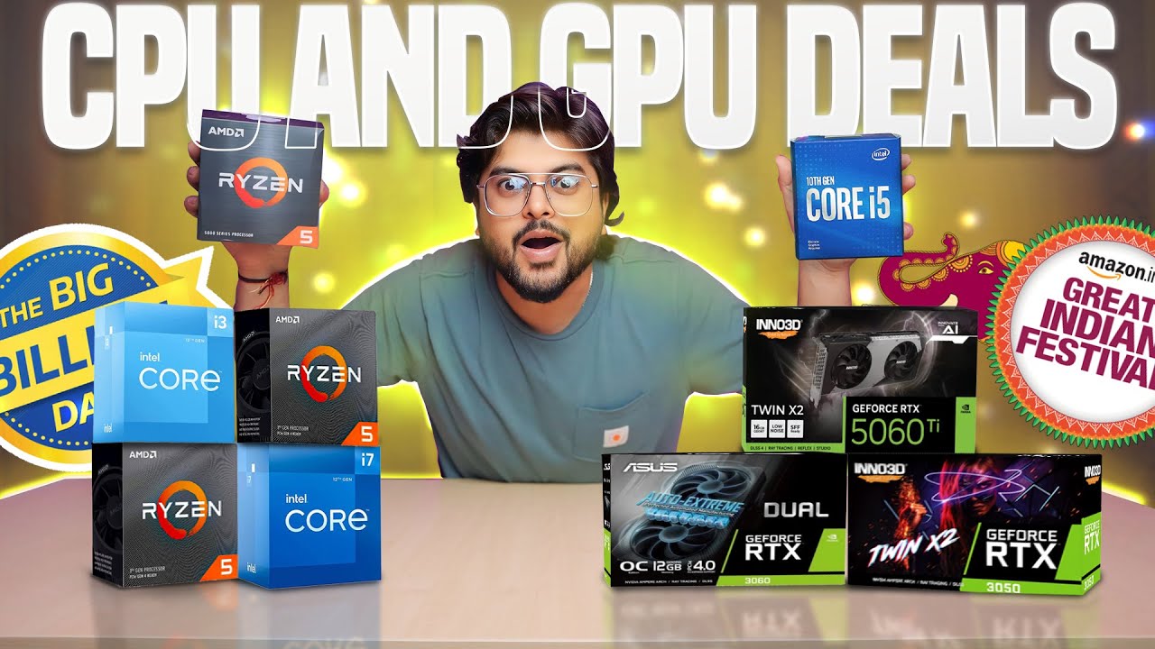 Best CPU & GPU Deals On⚡Flipkart BBD & Amazon Great Indian Festival Best Processor For Gaming