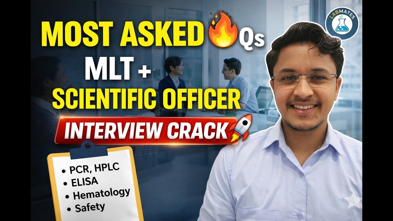 Top Interview Questions for Medical Laboratory Technician & Scientific Officer | Must Know 🔬🔥