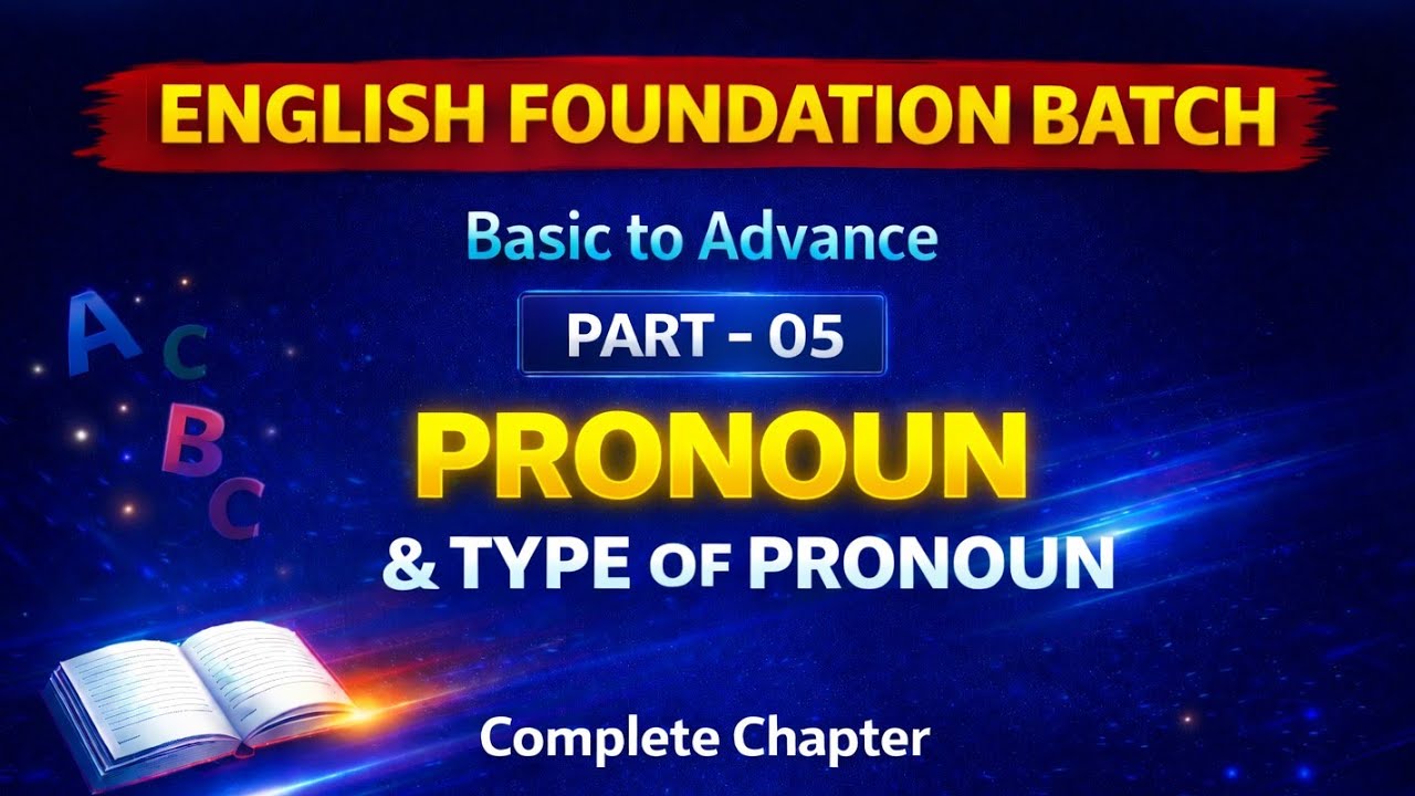 Pronoun & Its Types Complete in One Video | All Types Explained with Examples | #english #full