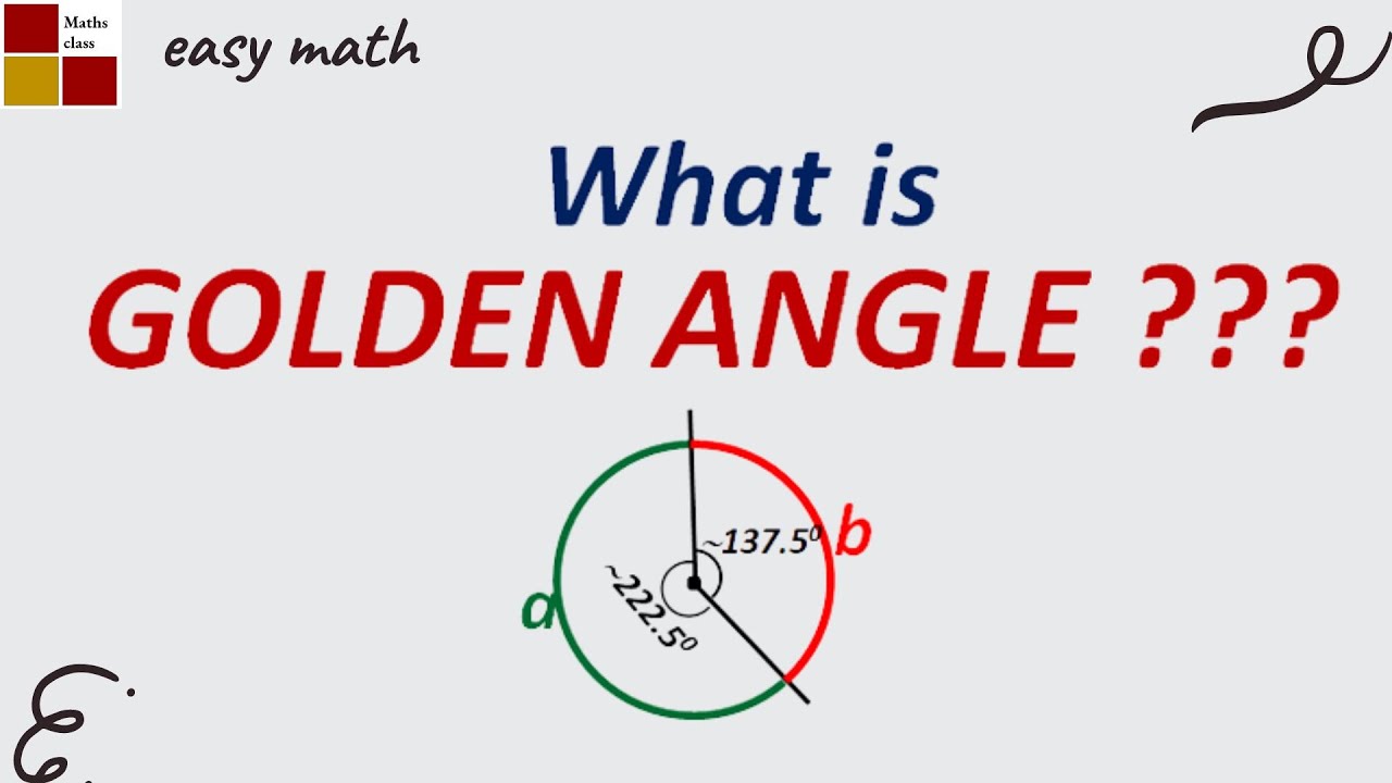 What is a #golden  #angle ? ||  Relation with #golden  #ratio #maths  #instagram  || @Jayasreemaths