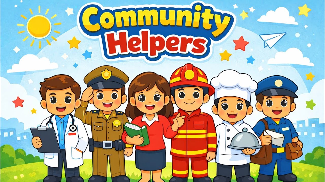 Community Helpers For Kids | People Who Help Us | Learn Jobs & Their Roles | Kids Learning Video