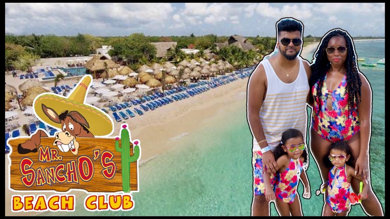 Mr Sanchos Beach Club in Cozumel Mexico!