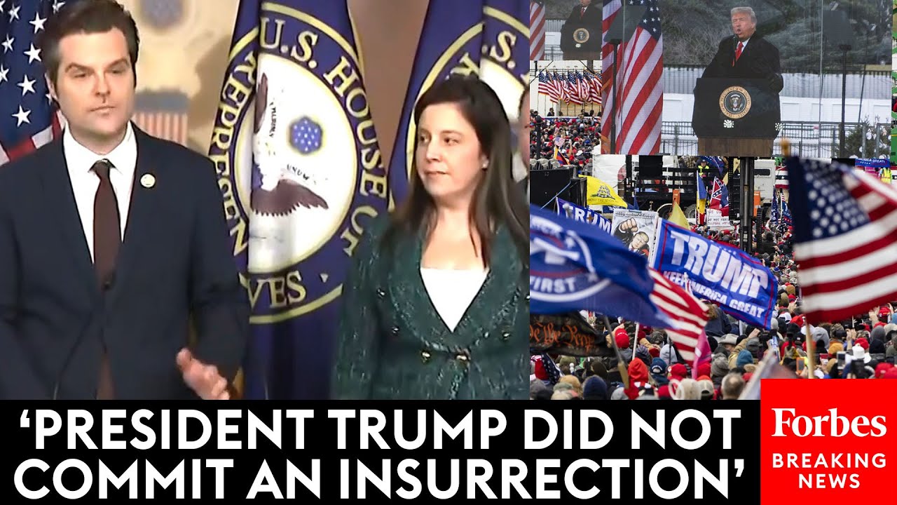 BREAKING NEWS: House Republicans Unveil Resolution To Declare Trump Did Not Engage In Insurrection
