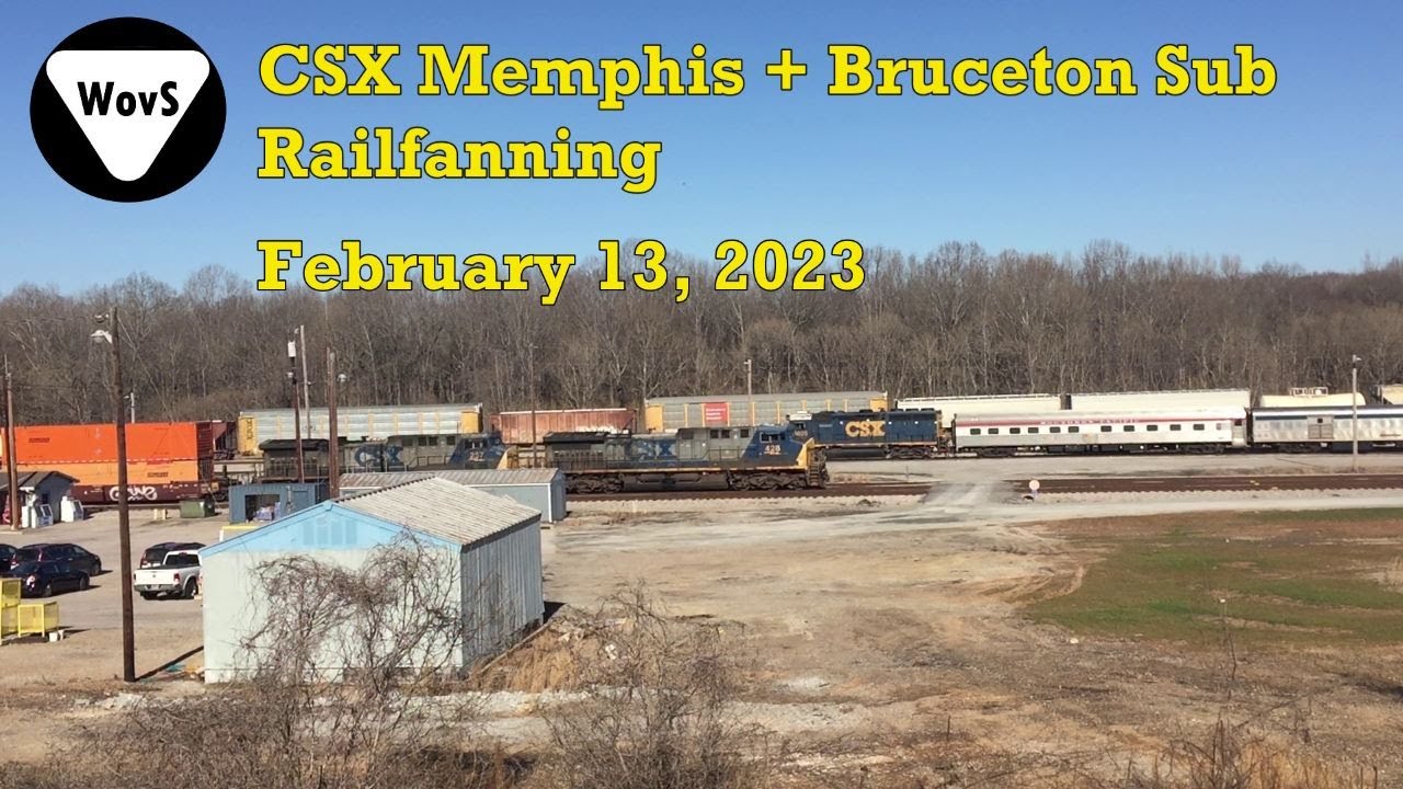 [HD] CSX Memphis + Bruceton Sub Railfanning on February 13, 2023!