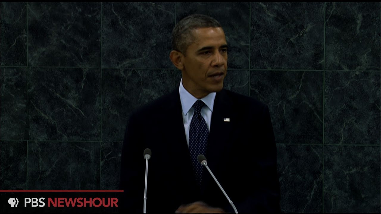 Watch President Obama address the UN General Assembly