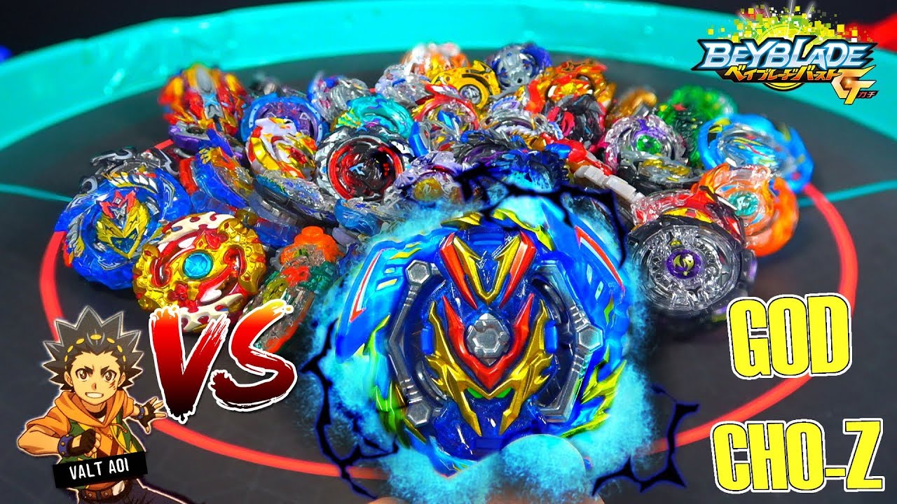 SLASH VALKYRIE VS GOD AND CHO-Z BEYBLADES