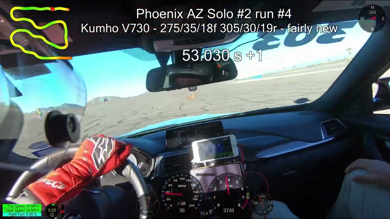 2026 SCCA AZ Solo autocross #2 - all runs - 2016 BMW M3combined
