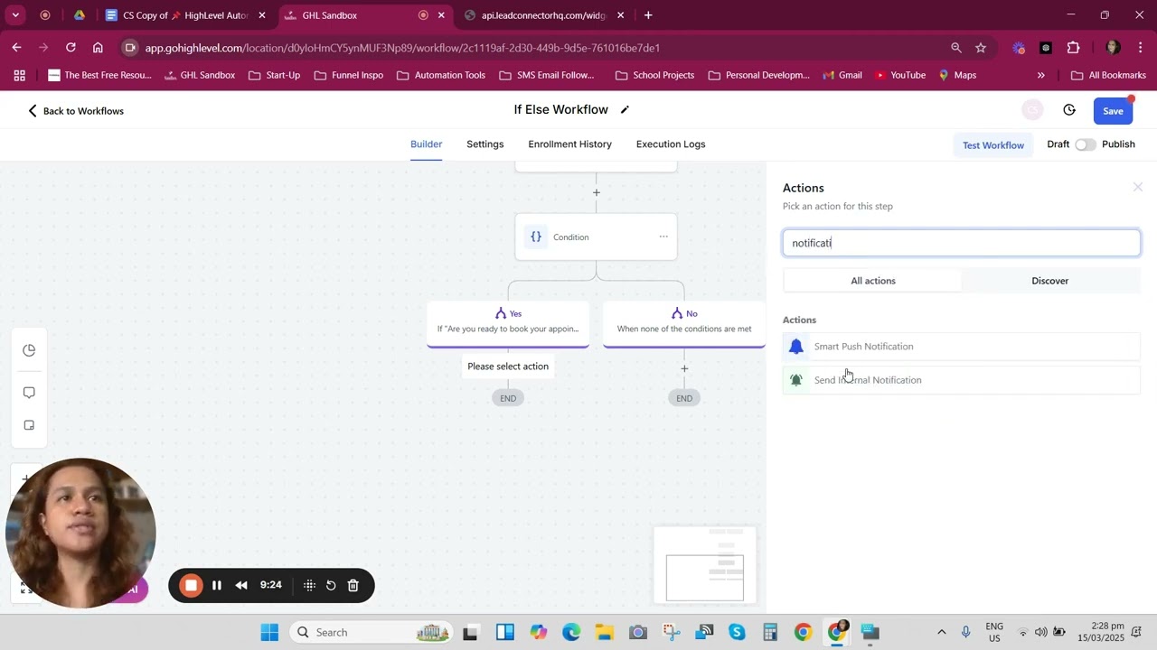 How to Set Up an IF-ELSE Workflow in GoHighLevel (Tagalog-English Tutorial)
