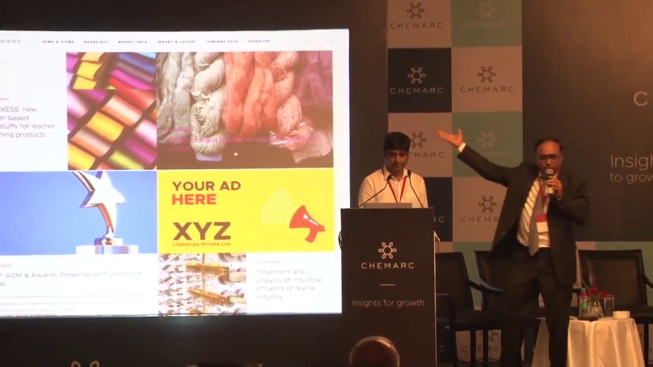 Chemarc.com launch event: Punit Krishna,  Co-founder and CEO, Chemarc.com gives a demo