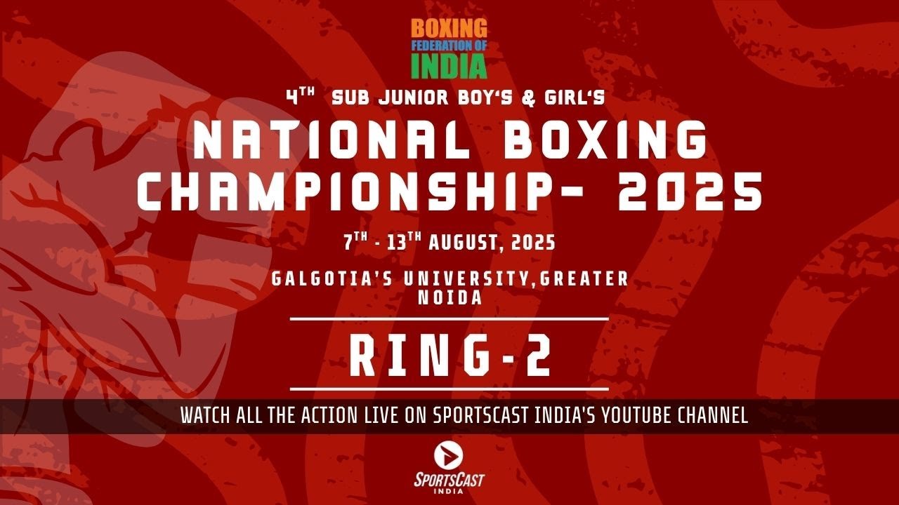 4th  SUB JUNIOR BOY’S & GIRL’S  NATIONAL BOXING CHAMPIONSHIP- 2025 | RING-2 | DAY 2