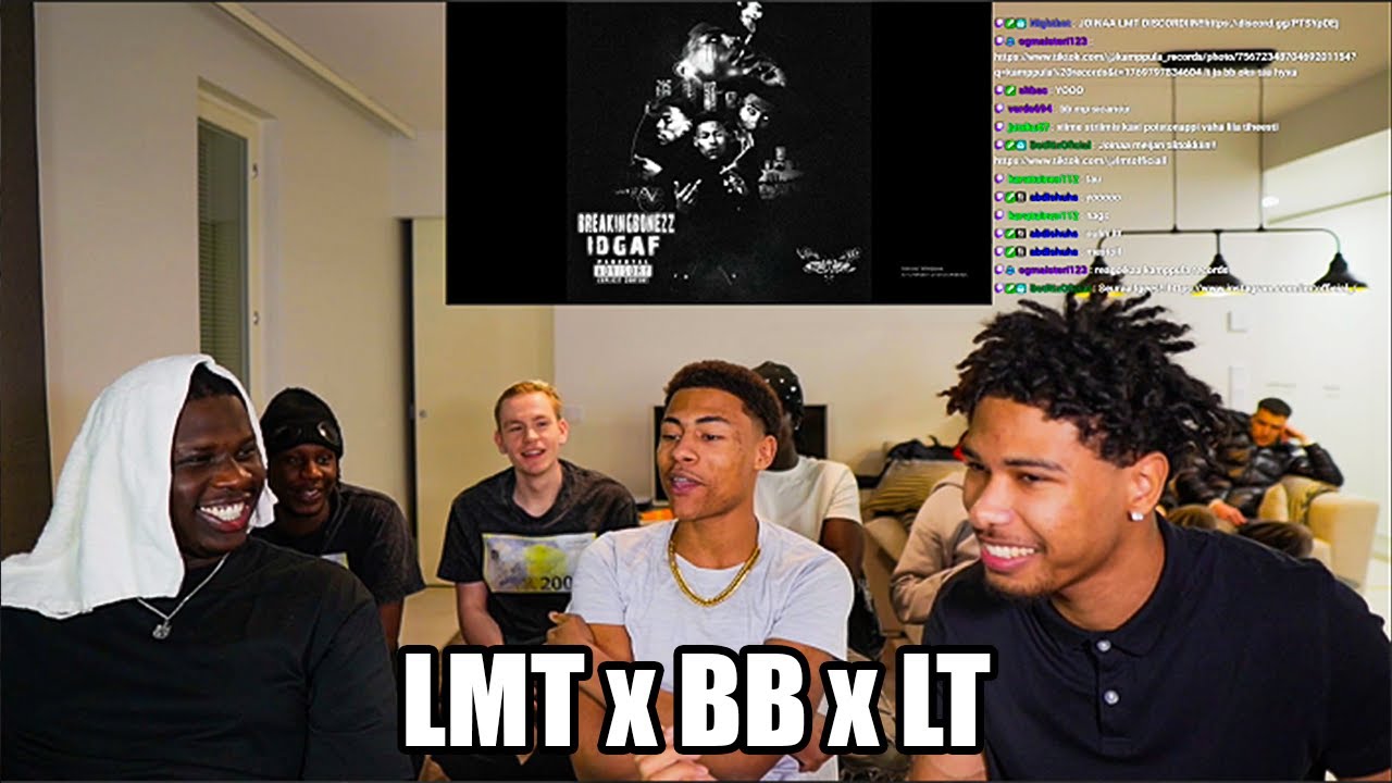 LMT, Breakingbonezz ja Lightskintalker Reagoi IDGAF Mixtape!