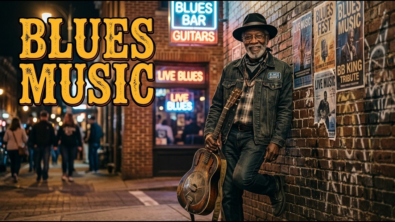 Deep South Blues Night 🎸 Slow Guitar Blues Mix