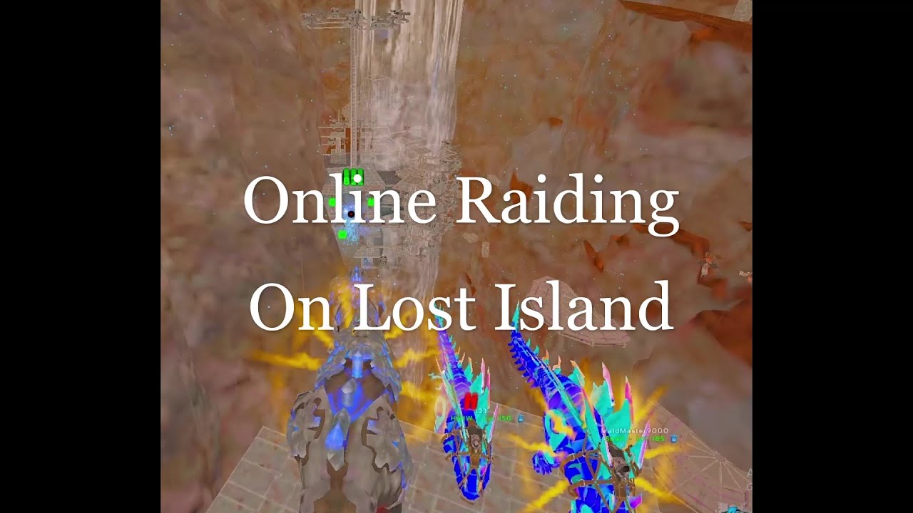 Online Raiding Lost Island Redwood Cave : They Blew Up Their Own Base
