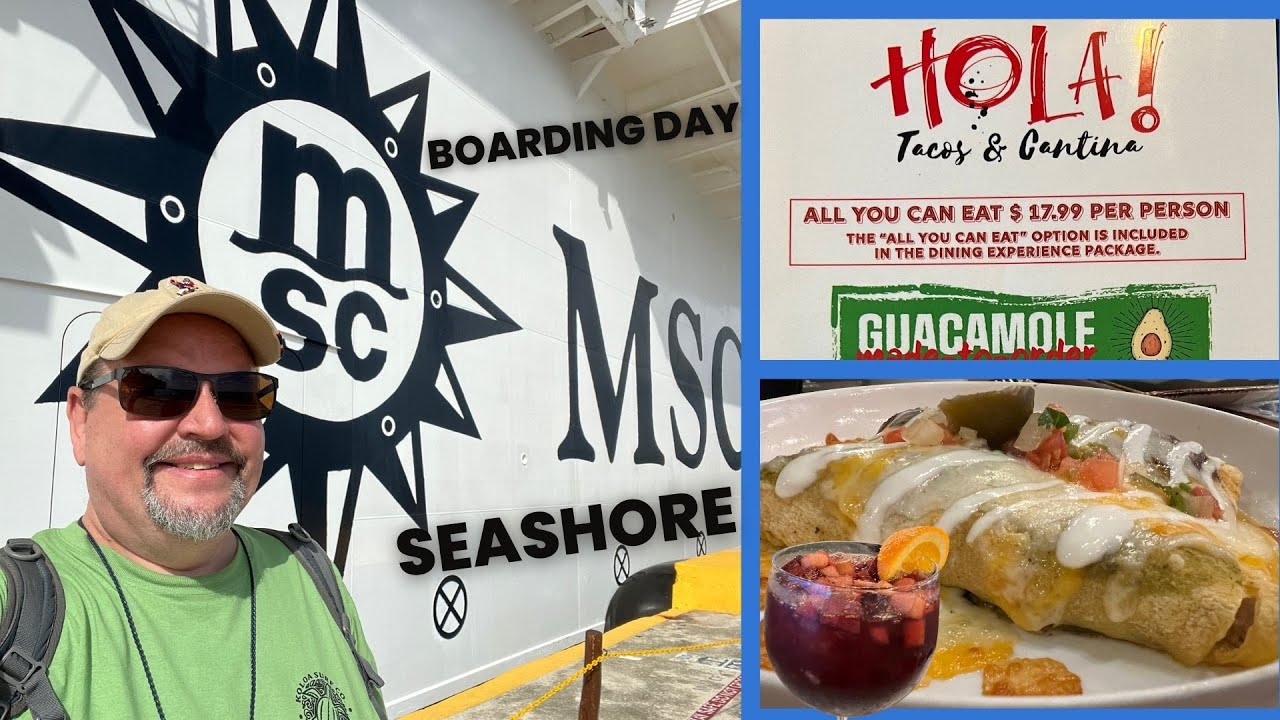 MSC Seashore Boarding Day Orlando FL - What it's like on MSC Cruises embarkation day!