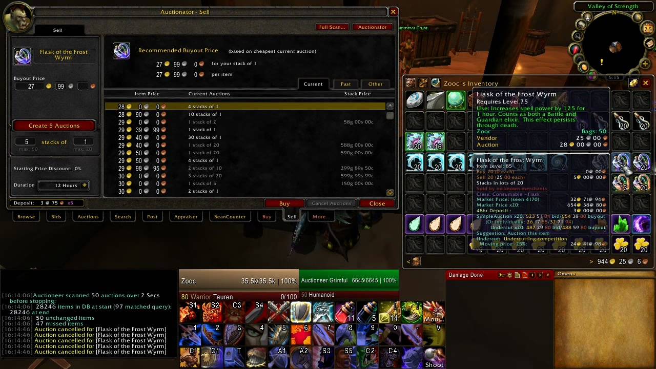 How to Use the Auction House - Undercutting with Auctionator