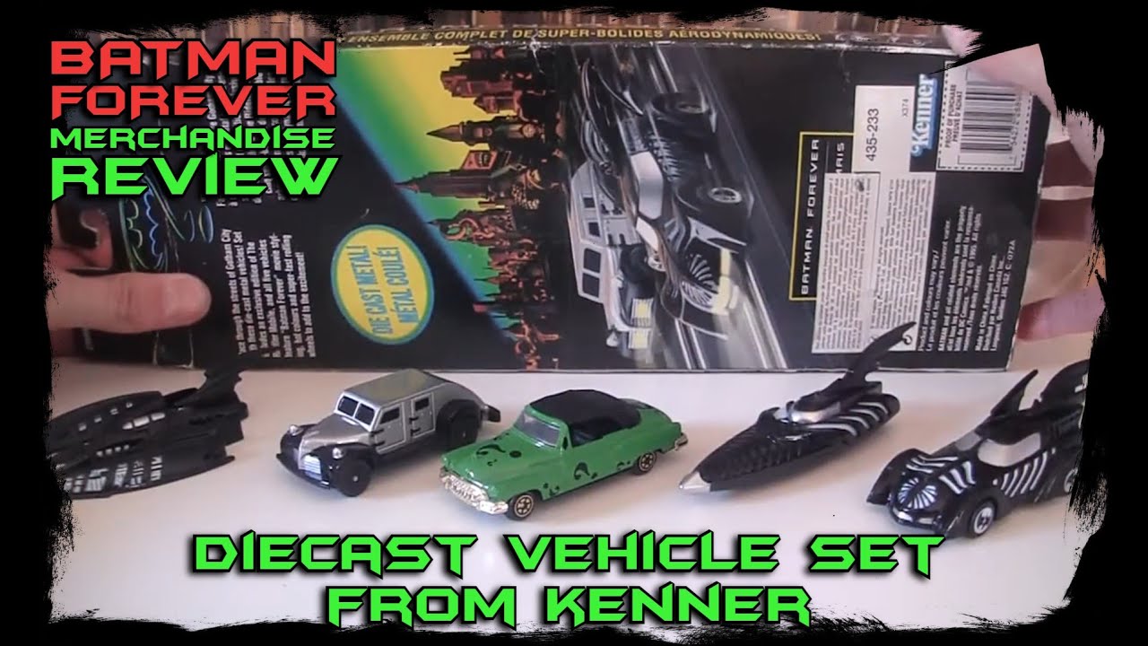 Batman Forever Merchandise Review - Diecast vehicles from Kenner