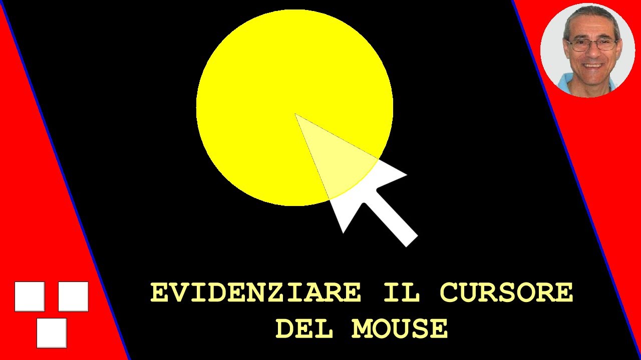 Un trucco  per evidenziare il puntatore del mouse che pochi conoscono -  Highlight Mouse Pointer