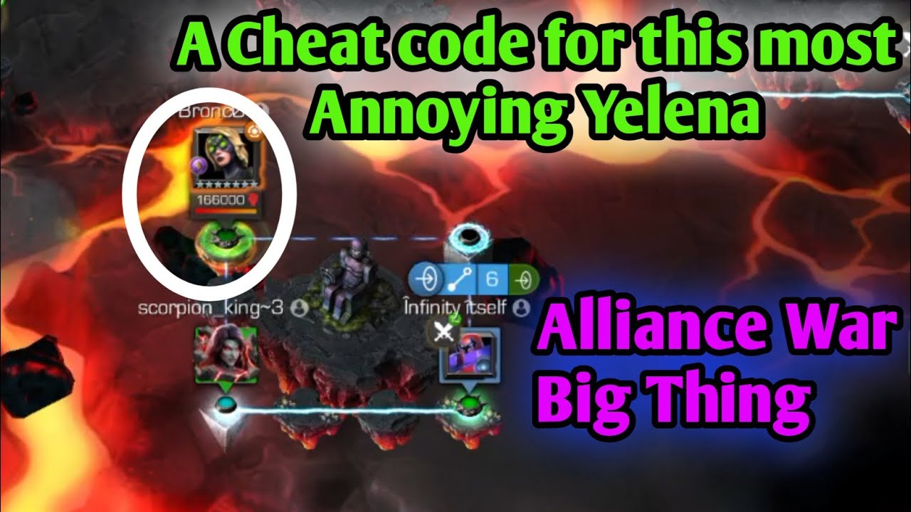 A Cheat for this Most annoying Yelena | Aw Big Thing MCOC 