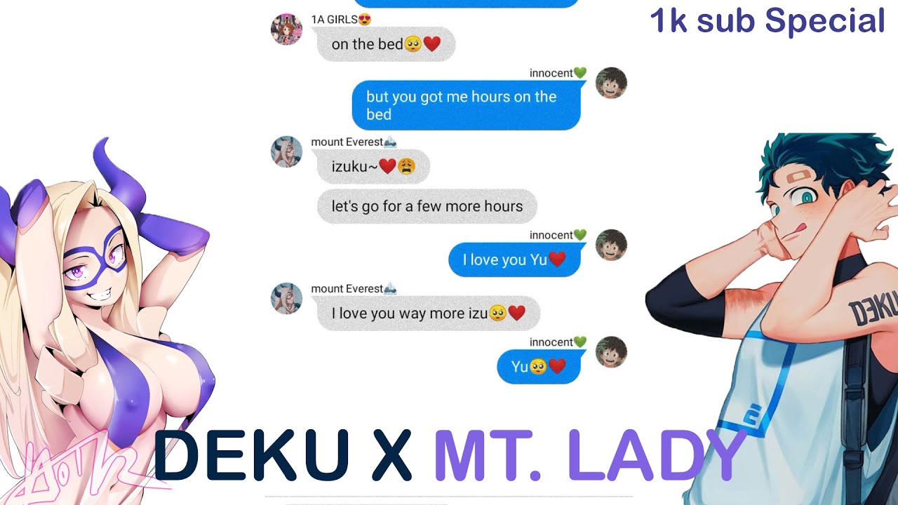 `Deku x Mt Lady || MHA/BNHA (NOT)Lyric Prank || Deku's Gift