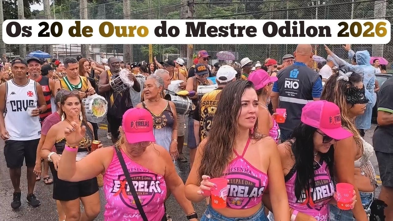 Bloco Os 20 de Ouro do Mestre Odilon 2026 (12) 24/1/2026 - Carnaval na Ilha do Governador 2026