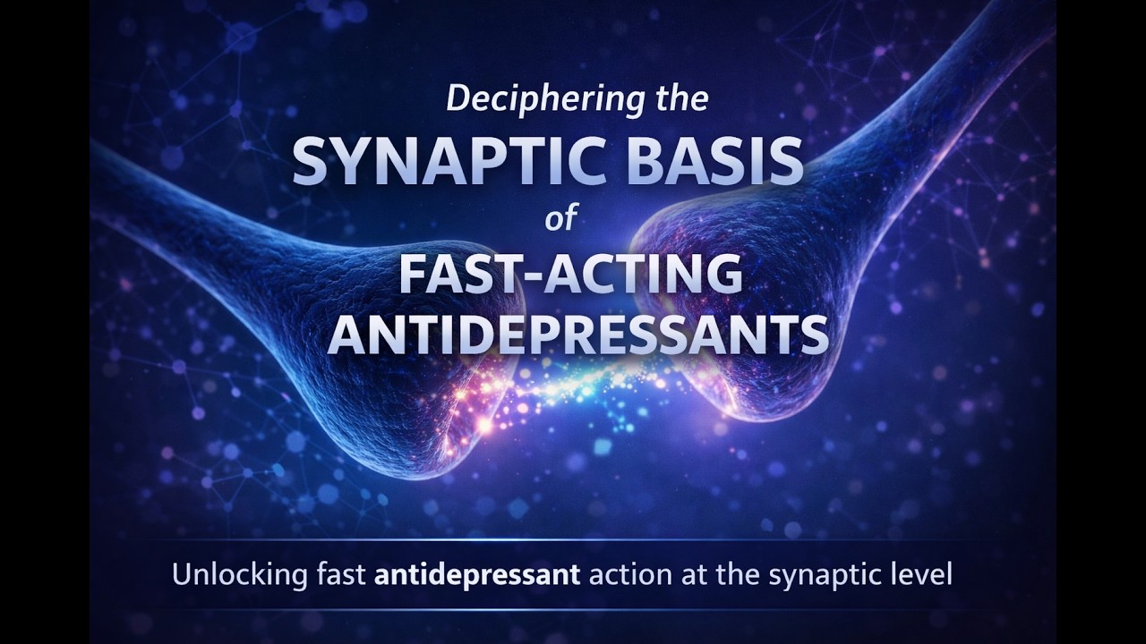 How Fast-Acting Antidepressants Work: Synaptic Mechanisms | Dr. Musa Iyiola Ajibola