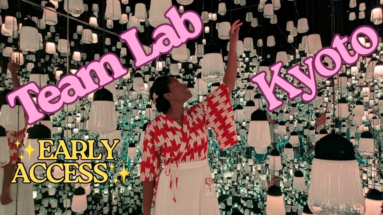 EARLY ACCESS! TeamLab Kyoto Biovortex Pre-Opening Walkthrough