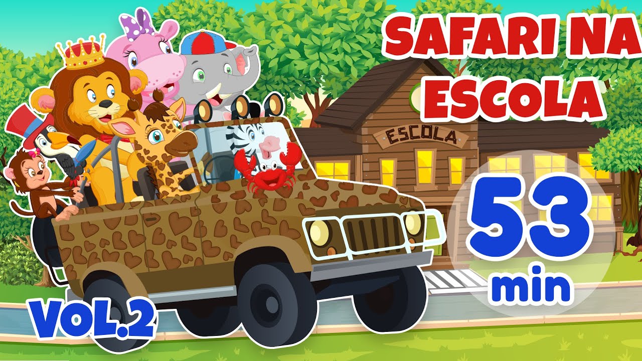 Safari na Escola Vol.2 - Giramille 53 min | Desenho Animado Musical