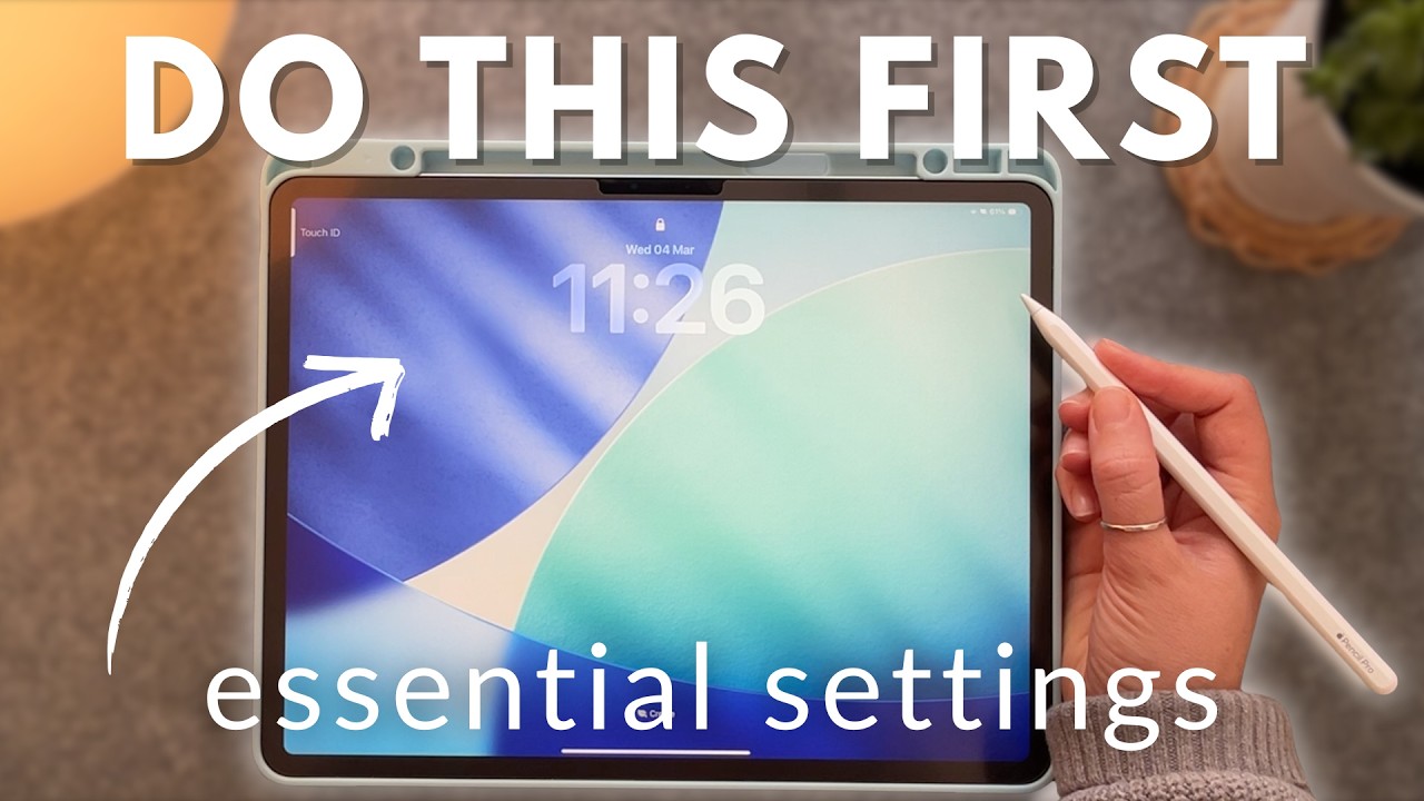 First Things To Do on a New iPad (Beginner Setup Guide)