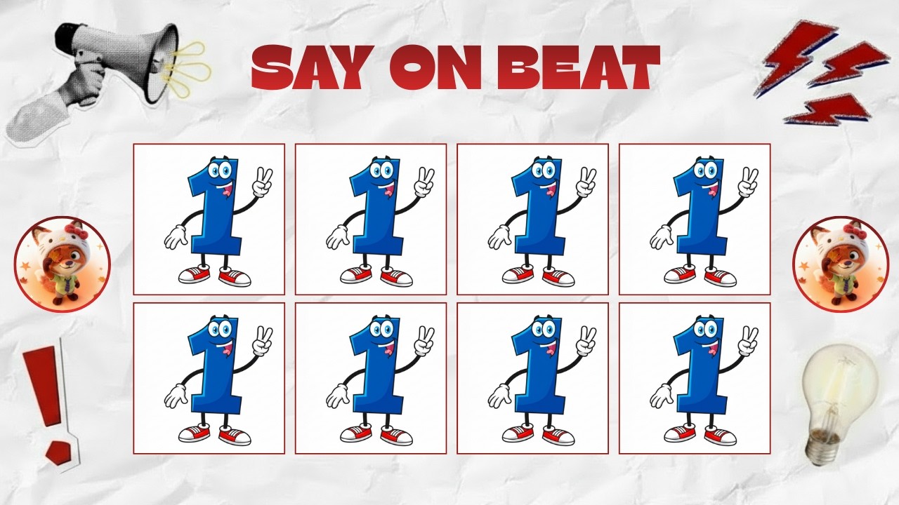 Say The Word On Beat Challenge | Level 1 - 5 | Level Easy to Insane