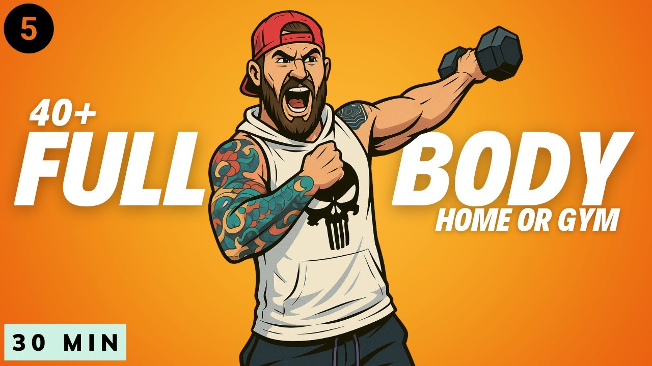 Day 5 | 30 Min Increased Intensity Full Body Workout With Dumbbells (Fit Over 40 challenge)