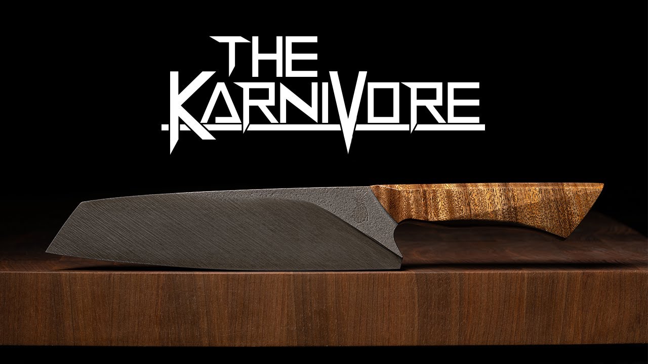 Knife Making | The Karnivore - Making a BBQ Knife Styled After a K-Tip Gyuto