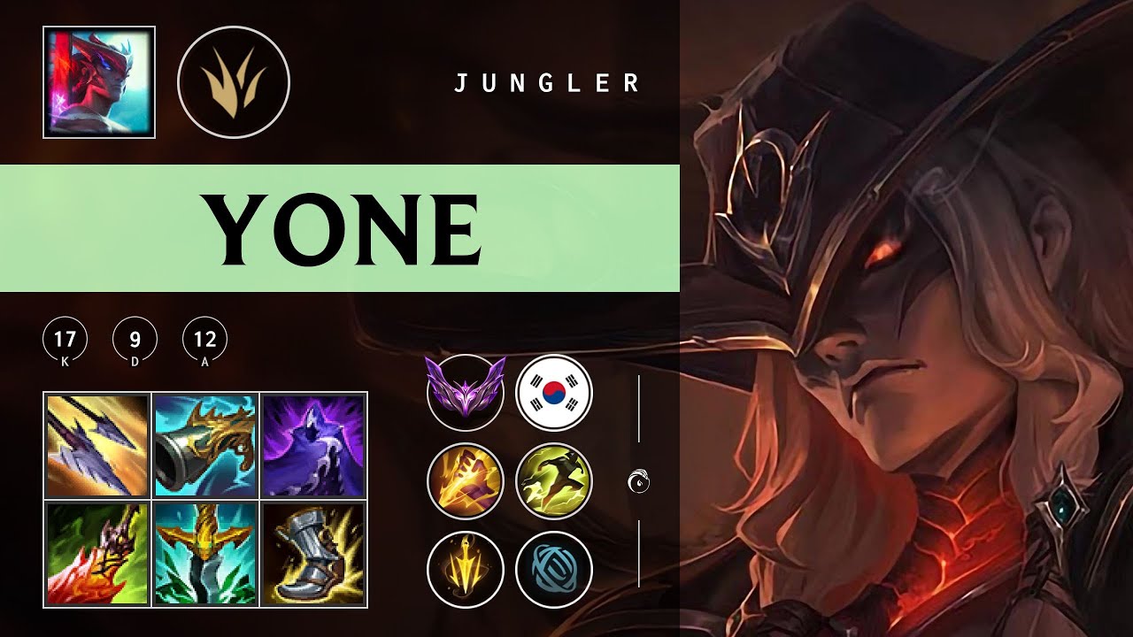 Yone Jungle vs Lee Sin - KR Master Patch 25.22