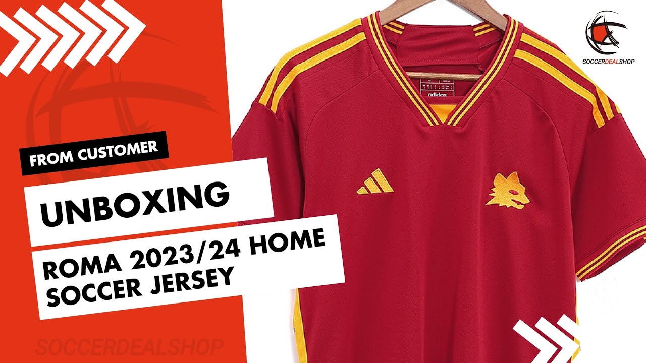 AS Roma 2023/24 Home Soccer Jersey Review - Soccerdealshop
