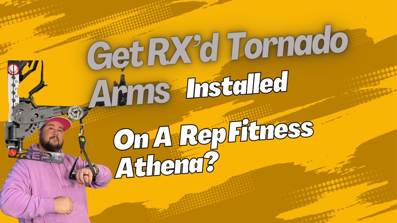 Установите рычаги RX'd Tornado Arms на функциональный тренажер Rep Fitness PR5000 Athena