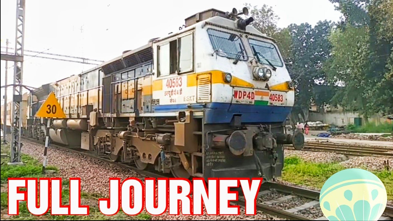 Delhi To Bikaner : FULL JOURNEY : Indian Railways : 22472 Bikaner Intercity Express .