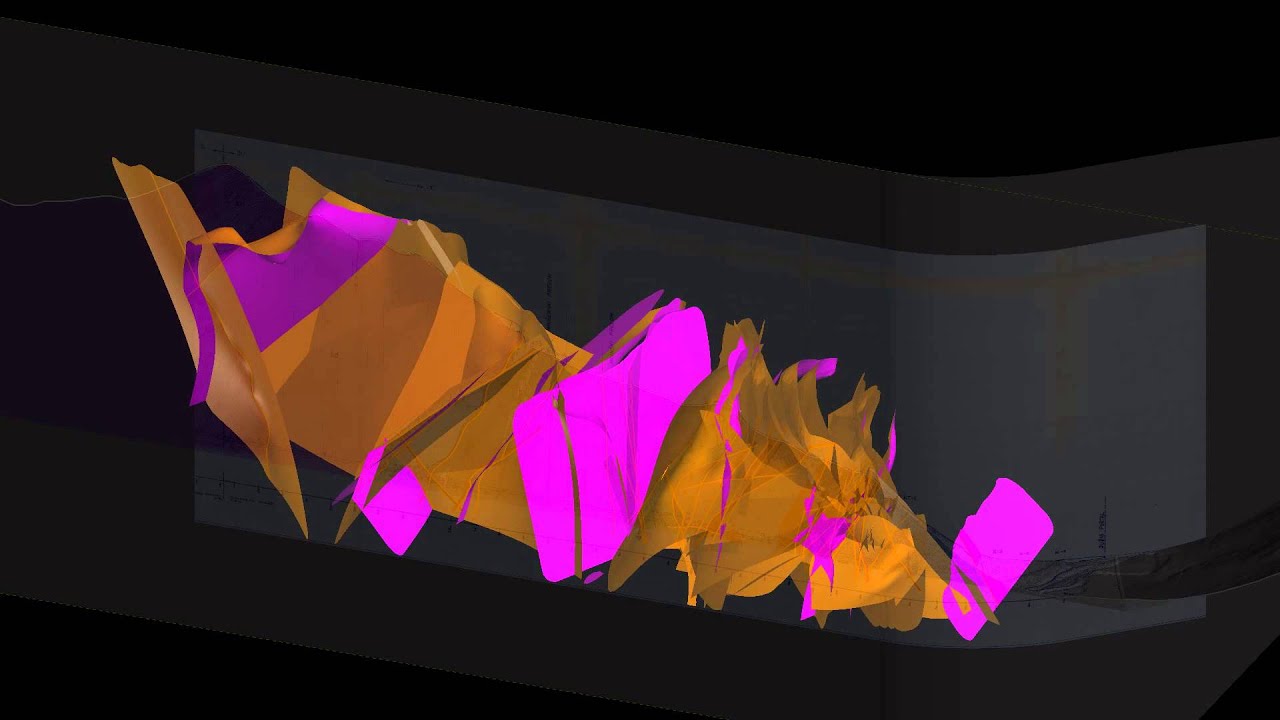 KaravankeTunnel - 3D geological model by Leapfrog GEO