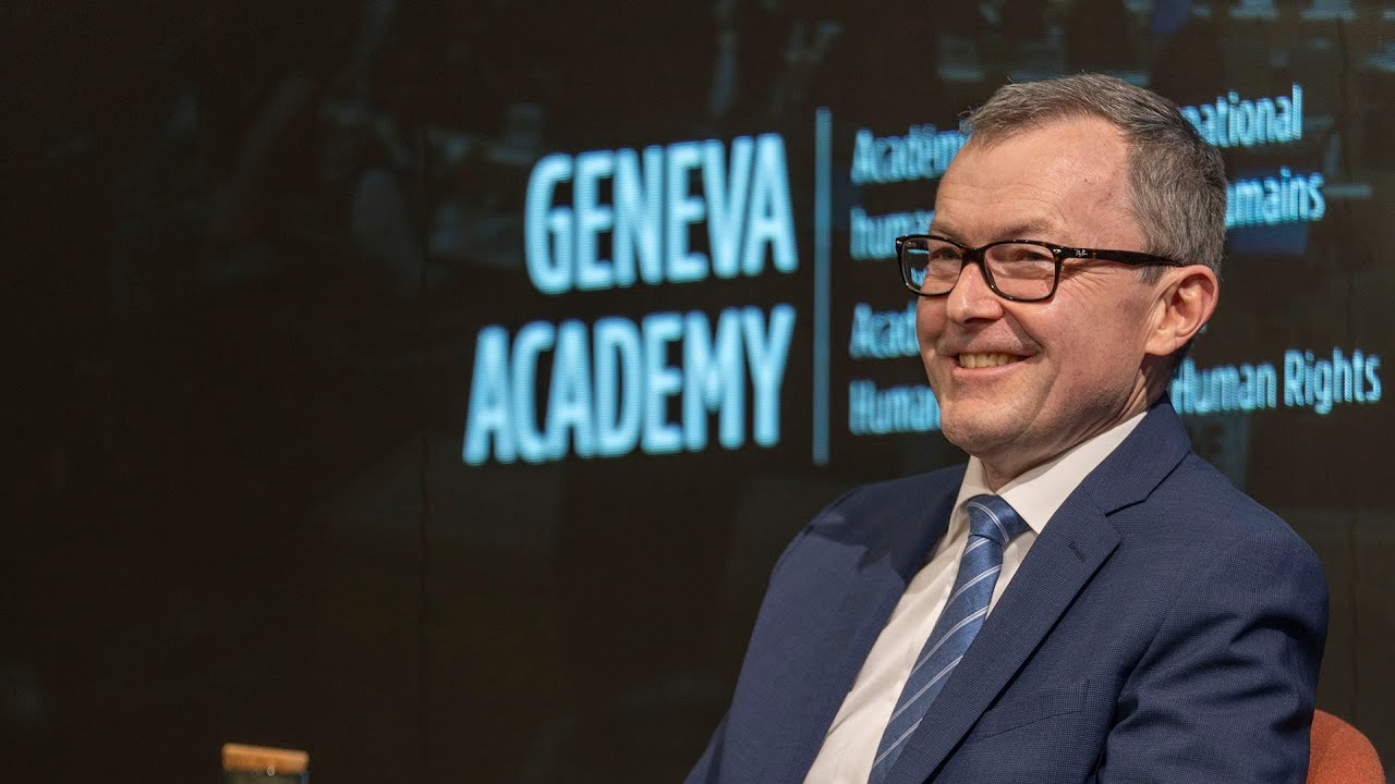 Opening Lecture Spring 2025 – Ambassador Jürg Lauber, President of the Human Rights Council