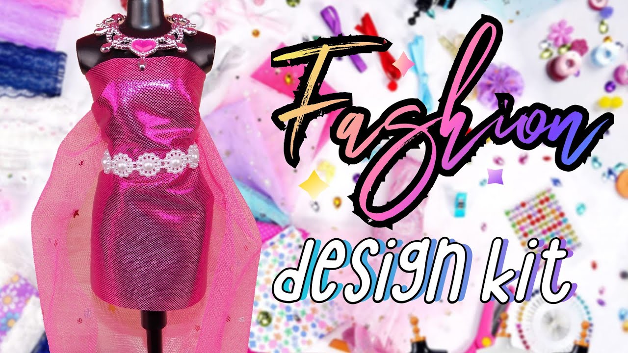 DIY Fashion Design Kit with Mannequins 👗🥻