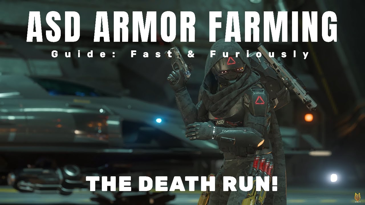 4.3 Rare ASD Armor Farming Guide & Route: The Death Run Route!!! | Star Citizen Gameplay 4k
