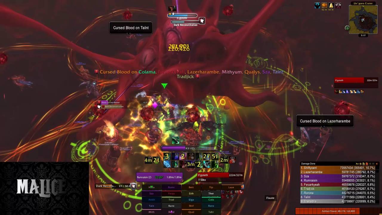Il'gynoth, Heart of Corruption - Malice (heroic)