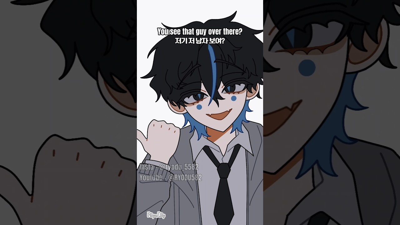 [Occult Club] He doesn't know 😱 || #oc #occultculb #animation #flipaclip #gay #bl #meme