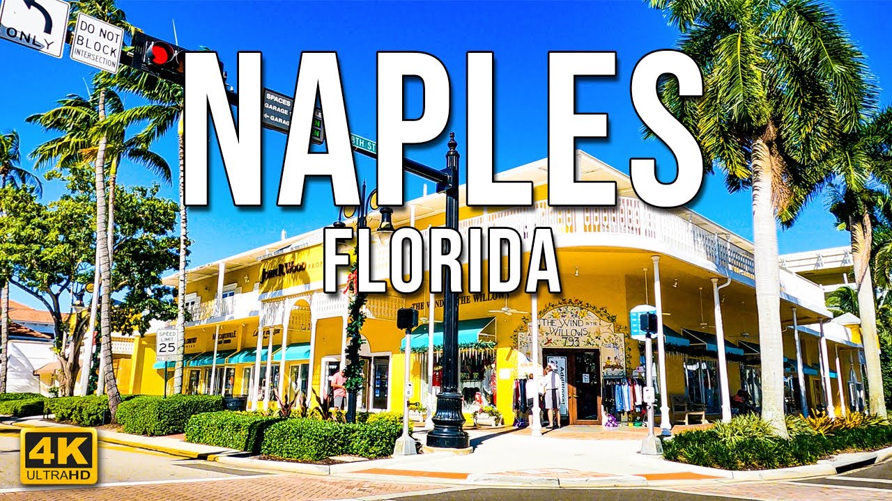 Driving Around Naples Florida [4K] | Downtown Naples | Florida