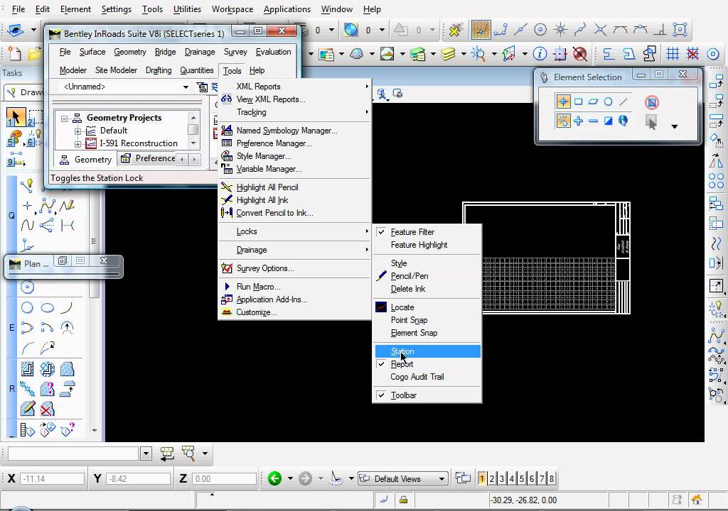 Bentley InRoads - Plan and Profile Generator: Create Plan and Profile Sheets Part 2 of 2