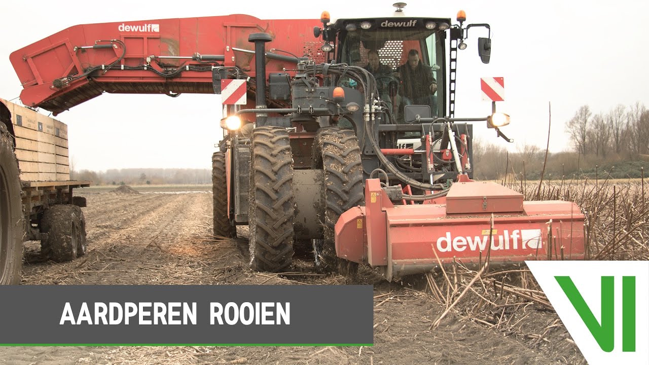 Aardperen rooien | Loonbedrijf Corn&eacute; Vinke | Victor Video #cabinepraat