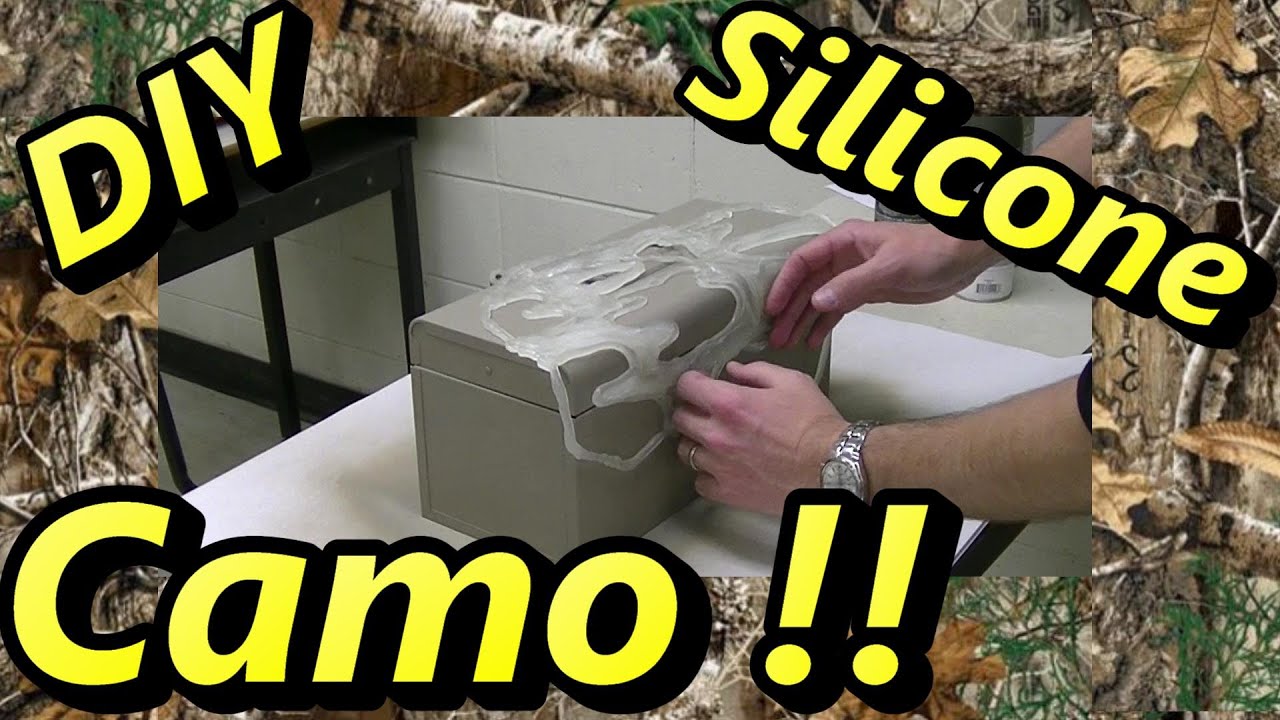 DIY flexible Silicone Camo stencil
